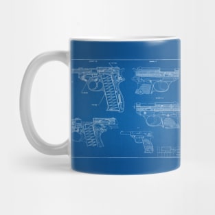 Pistol Blueprint Mug